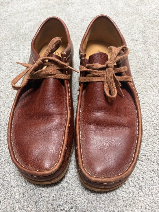 Clarks Other - Clarks Men's Wallabee-Shacre II Run Leather Moc Toe Lace Up Shoes